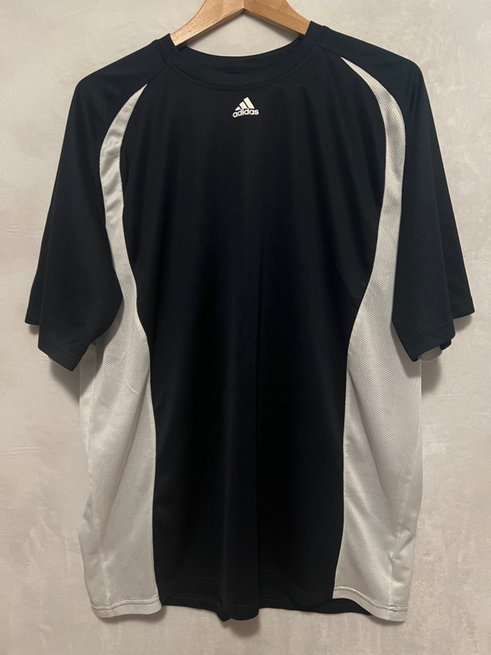 Adidas Retro Climalite Training Jersey - Black/White - Men’s XL